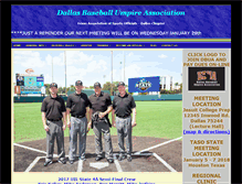 Tablet Screenshot of dallasumpire.org